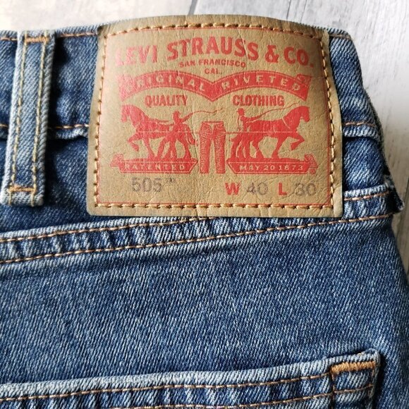 NWT - Levi's Men's 505 Jean - Size 40x30 - Picture 2 of 5
